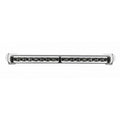Hella Marine Sea Hawk-470 pencil beam light bar with white edge light and white housing, 113000 candela, Grilamid lens, polished stainless bracket