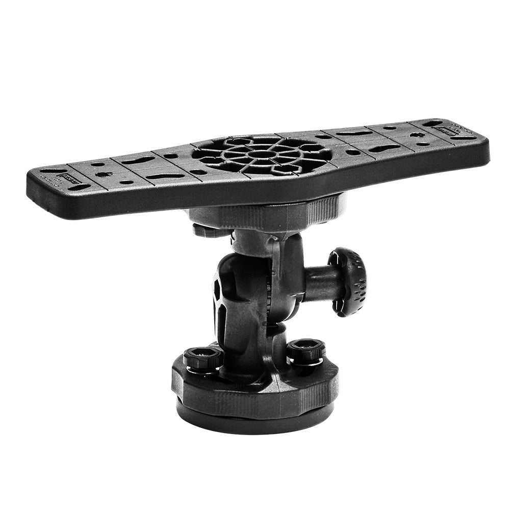 RAILBLAZA HEXX Fish Finder Mount with 3-axis adjustment for fish finders up to 6.6 lbs and 12 inch screens