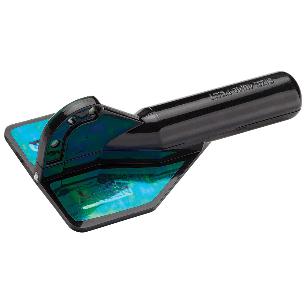 Luhr-Jensen 30 ft Jet Driver diving planer in Black UV Moon Jelly, 4 in length