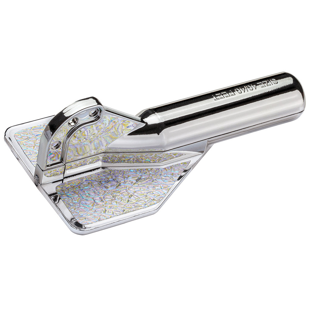 Luhr-Jensen 30 ft Jet Driver diving planer in Silver UV Crush finish