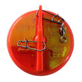 Luhr-Jensen 2-1/4 inch Dipsy Diver diving planer in Fire Silver Bottom Moon Jelly color