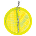 Luhr-Jensen 3-1/4 inch Dipsy Diver diving planer in Chartreuse Silver Bottom Moon Jelly color