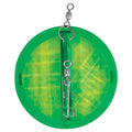Luhr-Jensen 4-1/8 inch Dipsy Diver Kelly Green Silver Bottom Moon Jelly trolling planer