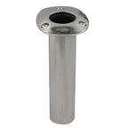 C.E. Smith 80 Series Flush Mount Rod Holder - Stainless Steel - Black Liner