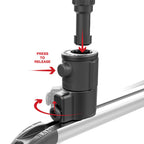 RAM Mount RAM® Tube Jr.™ Holder w/Universal Adapt-A-Post™ Track Base - 6" Post