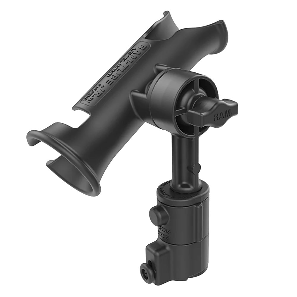 RAM Mount RAM® Tube Jr.™ Holder w/Universal Adapt-A-Post™ Track Base - 4" Post
