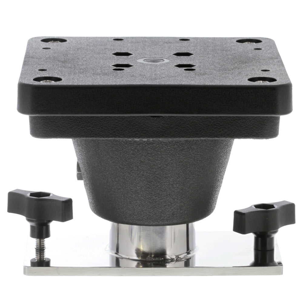 Scotty 2650 Downrigger Track Mount in 304 stainless steel for standard 3-inch gunnel track