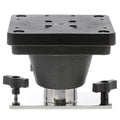 Scotty 2650 Downrigger Track Mount in 304 stainless steel for standard 3-inch gunnel track