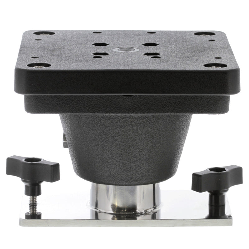 Scotty 2650 Downrigger Track Mount in 304 stainless steel for standard 3-inch gunnel track
