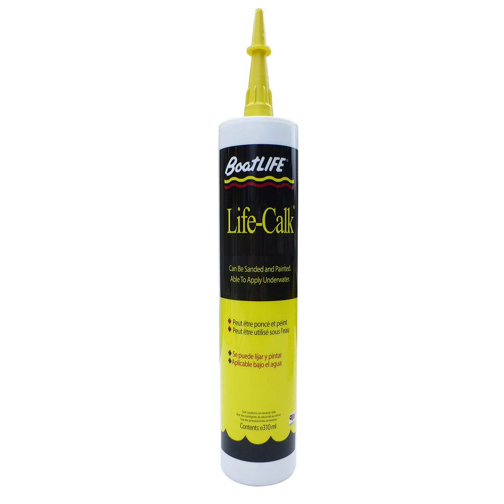 BoatLIFE Life-Calk marine polysulfide sealant cartridge in white and black