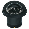 Ritchie FN-201 Navigator flush mount compass in black with 4.5-inch open face dial and green LED lighting