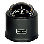 Ritchie SP-5-B GlobeMaster pedestal mount compass black wrinkle finish 5-degree card 12V