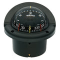 Ritchie HF-743 Helmsman CombiDial flush mount compass in black with NiteVu illumination
