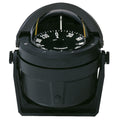 Ritchie B-80 Voyager black bracket mount compass with NiteVu night illumination and 3-inch open face dial