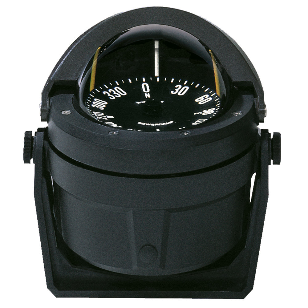 Ritchie B-80 Voyager black bracket mount compass with NiteVu night illumination and 3-inch open face dial
