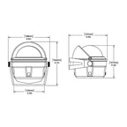 Ritchie B-81 Voyager Compass - Bracket Mount - Black