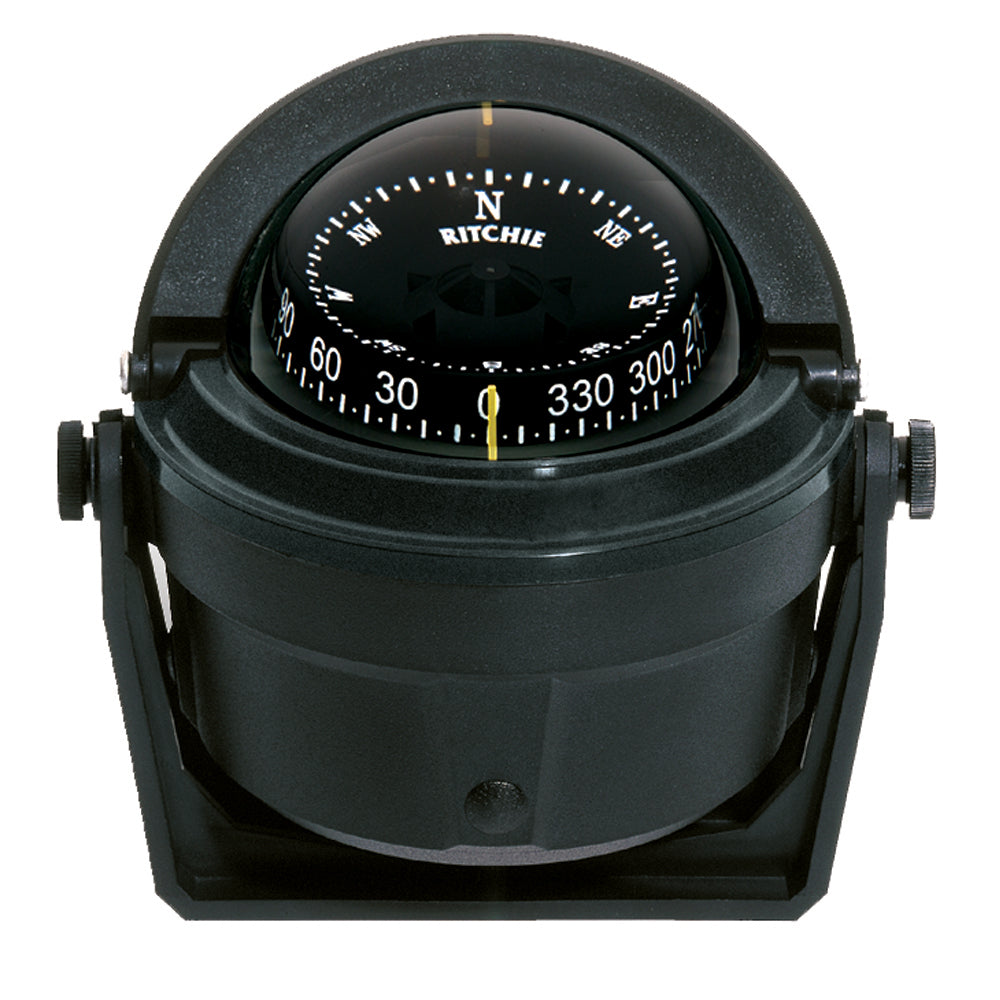 Ritchie B-81 Voyager 3-inch bracket mount compass in black