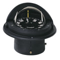 Ritchie F-82 Voyager flush mount marine compass in black with 3-inch PowerDamp flat dial