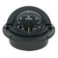 Ritchie F-83 Voyager flush mount marine compass in black with 3-inch CombiDamp dial and NiteVu illumination