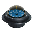 Ritchie RU-90 Voyager flush mount compass in black with 3-inch PowerDamp flat dial