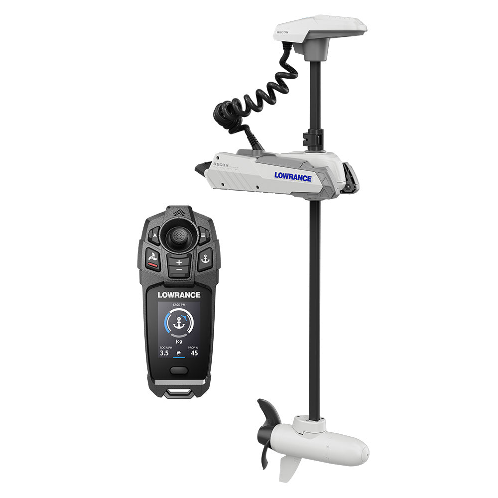 Lowrance Recon SW 54-inch saltwater trolling motor with FreeSteer joystick remote