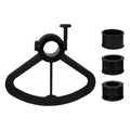 Springfield Pedestal Foot Rest with three bushings for 2-7/8, 3.5, and 4 inch pedestal posts