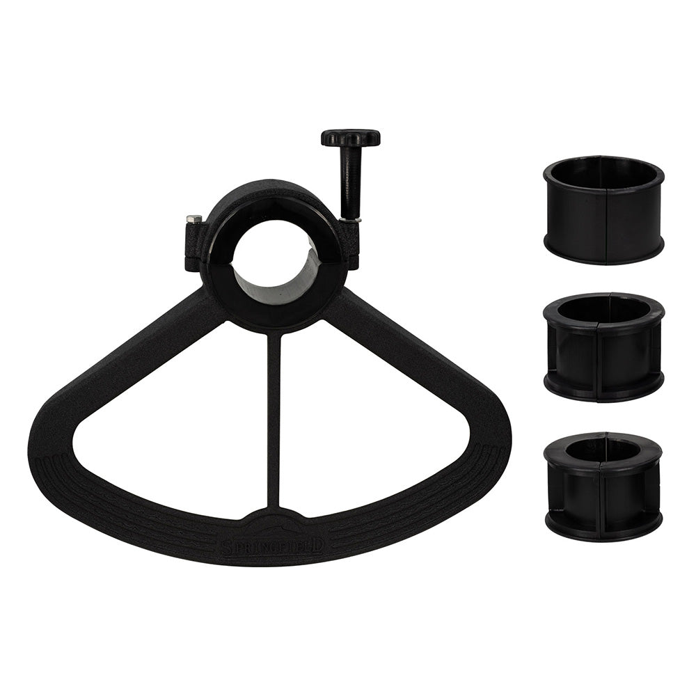 Springfield Pedestal Foot Rest with three bushings for 2-7/8, 3.5, and 4 inch pedestal posts
