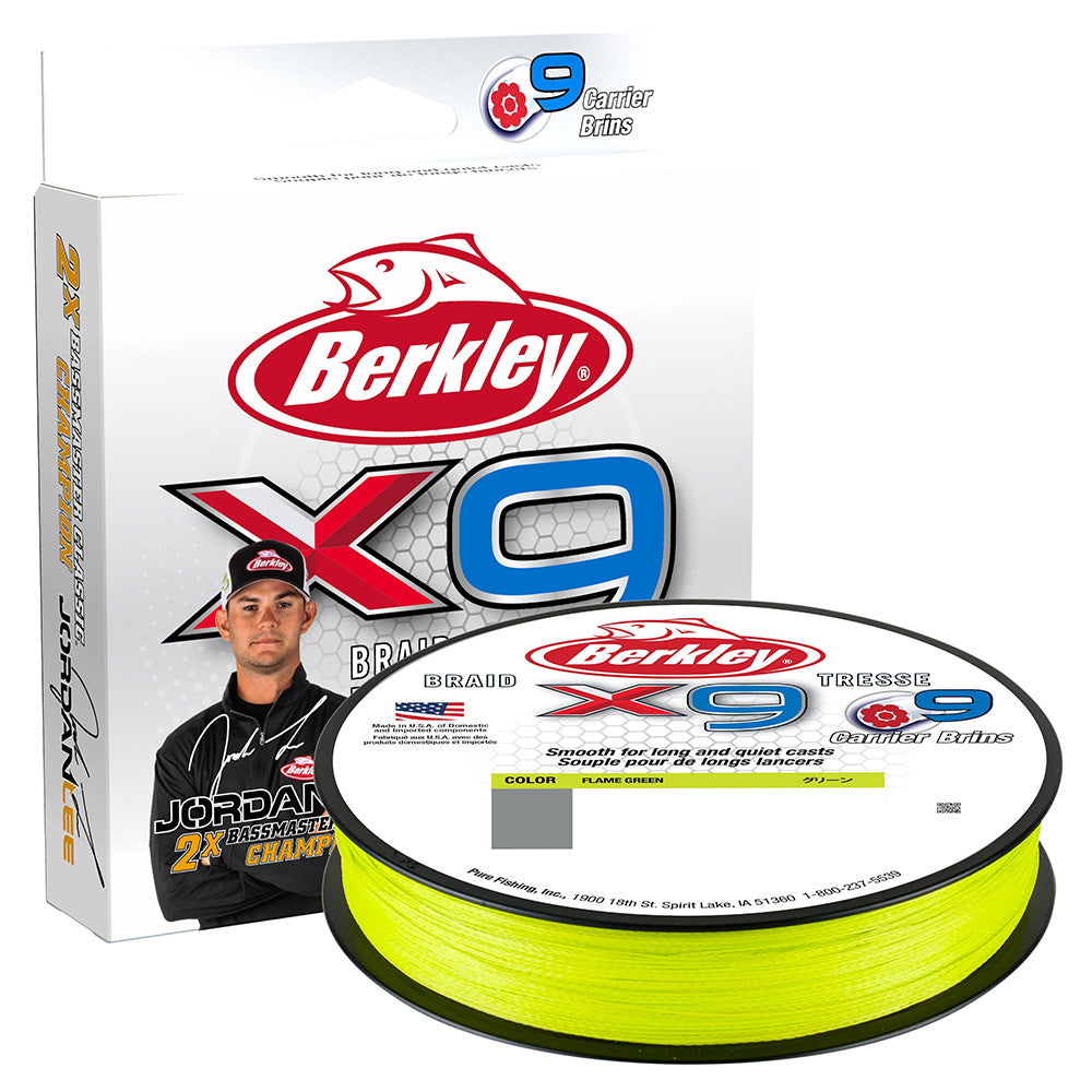 Berkley x9 Flame Green Braid