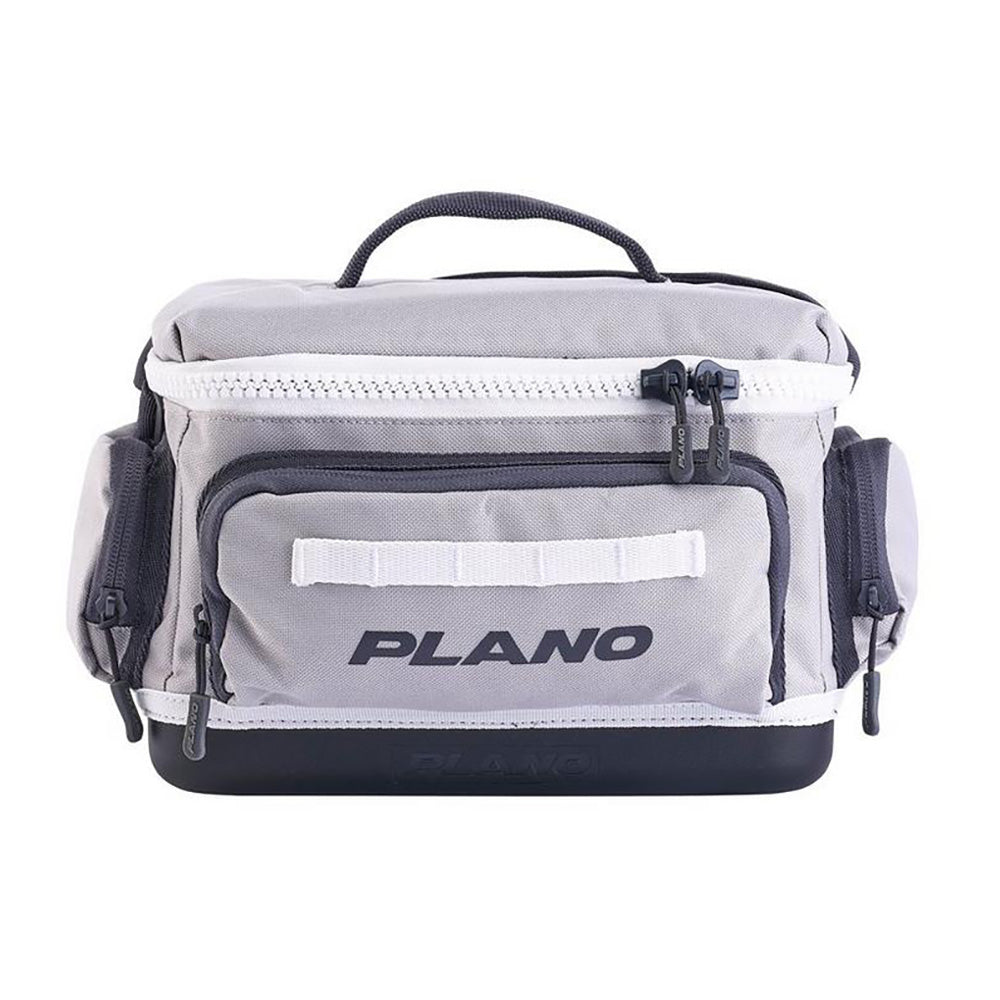 Plano Weekend Tackle Bag 3500 Coast colorway with waterproof base and die-cut tool sleeves