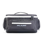 Plano Weekend Tackle Bag 3700 in Slate with molded waterproof base and die-cut tool sleeves