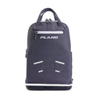 Plano Weekend Tackle Backpack 3700 in Slate with molded waterproof base and organized tackle storage