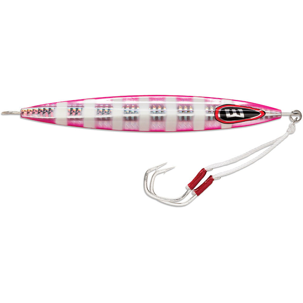 Williamson Kensaki 220 slow-pitch vertical jig 6.75 inch 7-3/4oz Candy Floss