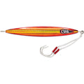Williamson Kensaki 220 Jig 6.75 inch 7-3/4oz Hot Sauce slow-pitch fishing jig