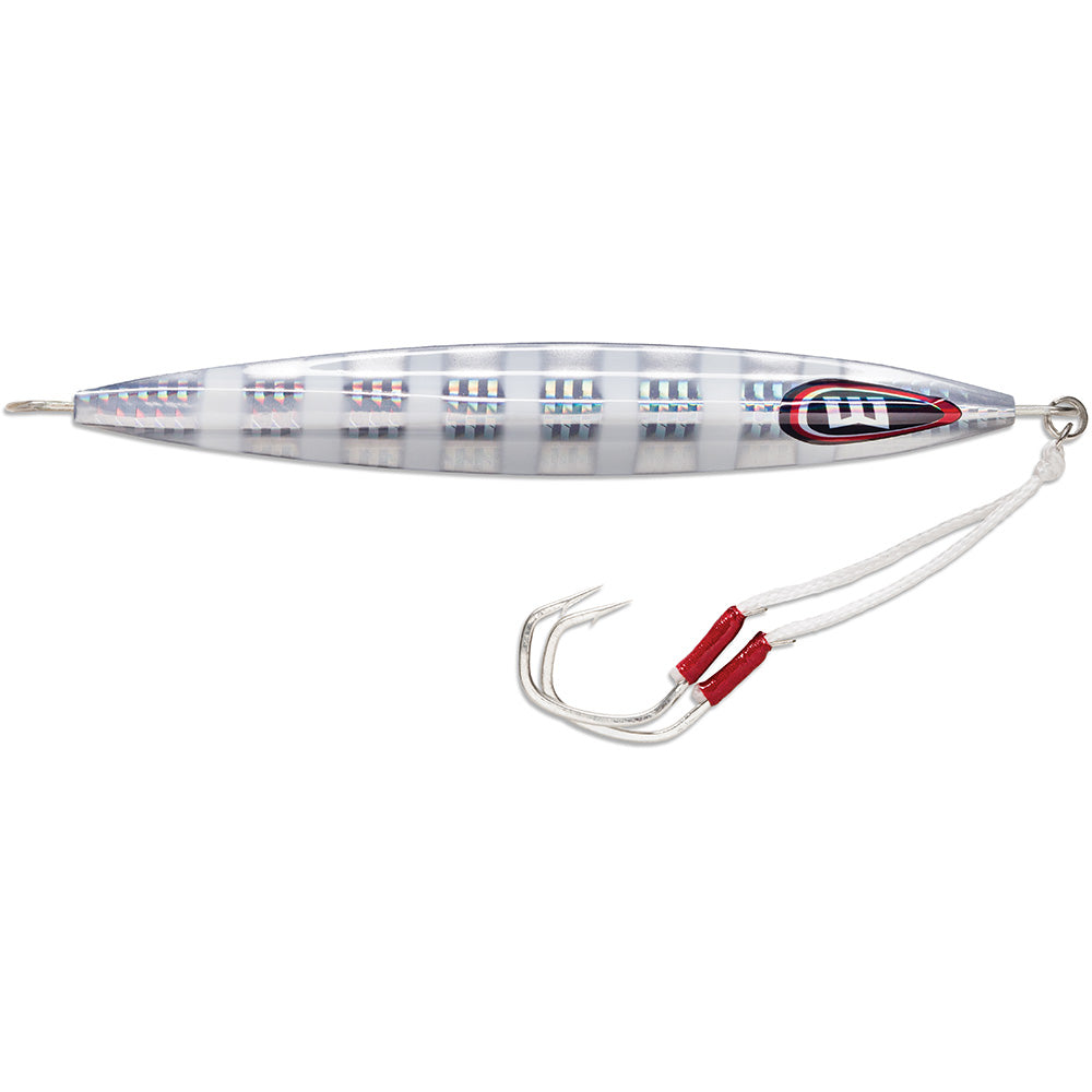 Williamson Kensaki 220 slow-pitch jig 6.75 inch 7-3/4oz Silver Blink
