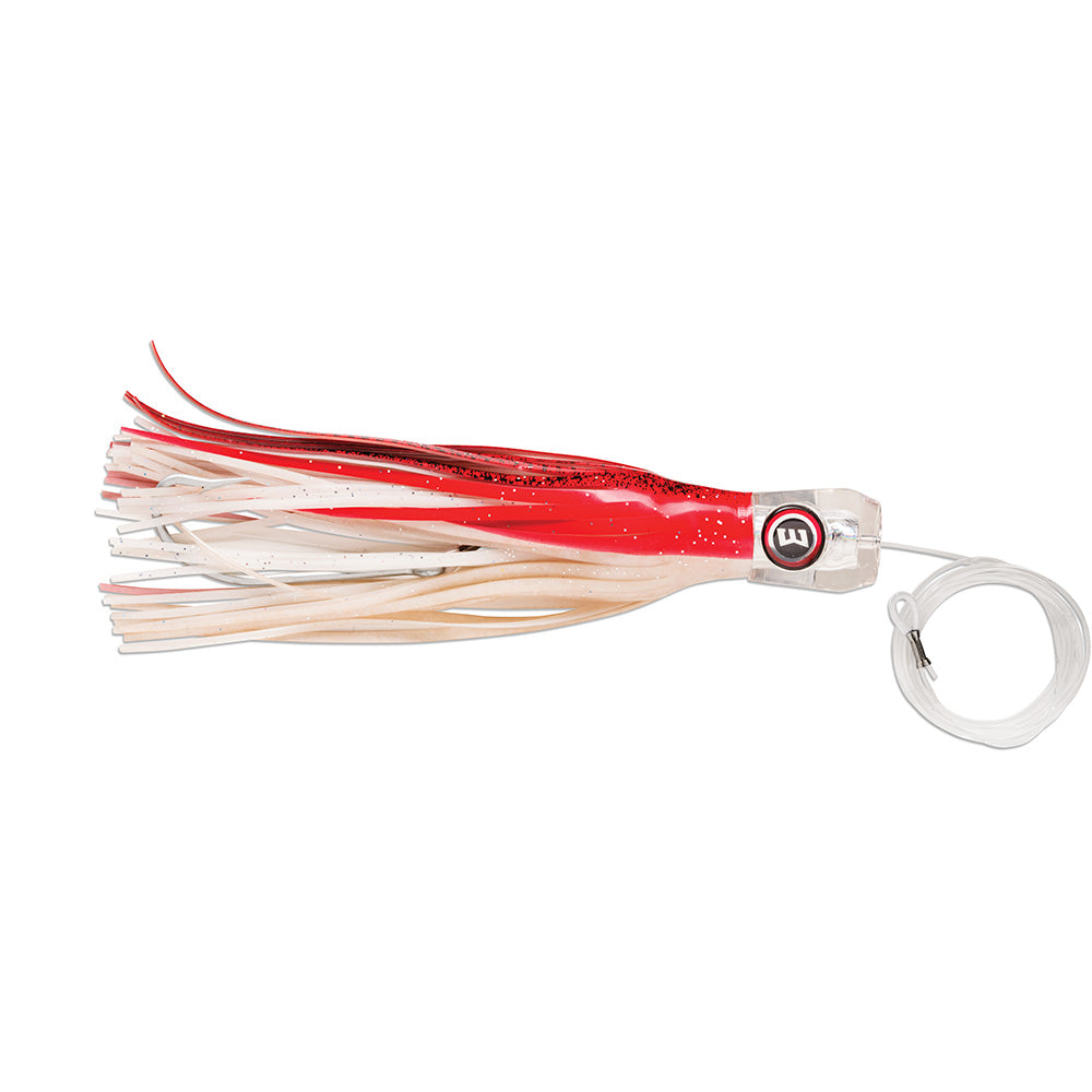 Williamson Big Game Catcher 8 8.25 inch Monte Carlo trolling jig with holographic foil skirt and VMC hook