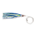 Williamson Tuna Catcher Rigged 5 5.5 inch Mahi color acrylic bullet head trolling lure with 130 lb Sufix leader and 8/0 hook