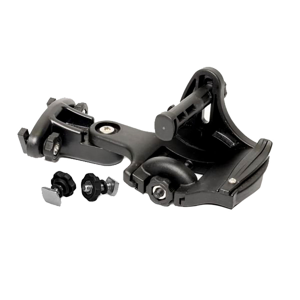 RAILBLAZA Spooling Station Track Mount mounted on aluminum fishing boat track system