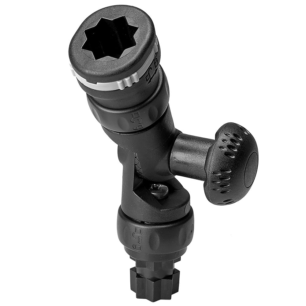 RAILBLAZA Adjustable Extender R-Lock with rotating R-Lock friction joints and 15-degree tilt knuckle joint
