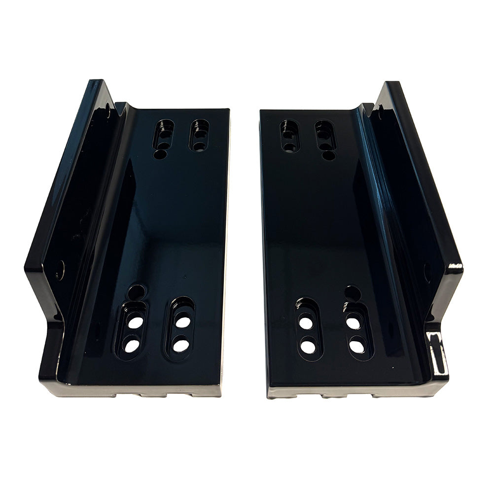 Power-Pole Dual Side-Mount Adapters f/All Outboards - Black