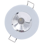 Lumitec Illusion Flush Mount LED Down Light - Spectrum RGBW - Warm White - White Housing