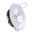 Lumitec Illusion flush mount LED down light white non-dimming white housing mirrored 2.5 inch