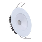 Lumitec Illusion flush mount LED down light warm white dimming white housing bezel-free profile