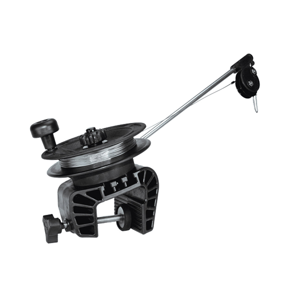Scotty 1071 Laketroller Clamp Mount Manual Downrigger for aluminum boats and canoes