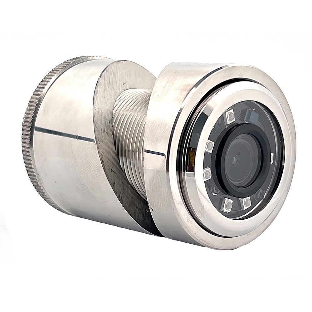 Iris 3MP Compact 316L Stainless Steel Thru-Hull/Panel IP Camera