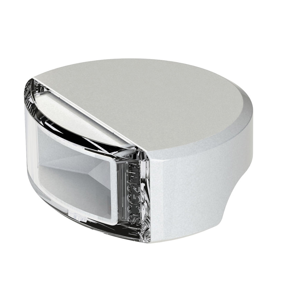 Lumitec white aluminum surface mount red port navigation light for vessels up to 50 meters