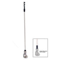 Lumitec Contour 39-inch masthead all-round anchor combo light with antenna mount, white, IP67 rated