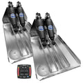 Bennett Marine BOLT 14x20 Dual Electric Trim Tab System with One Box Indication Unit helm keypad