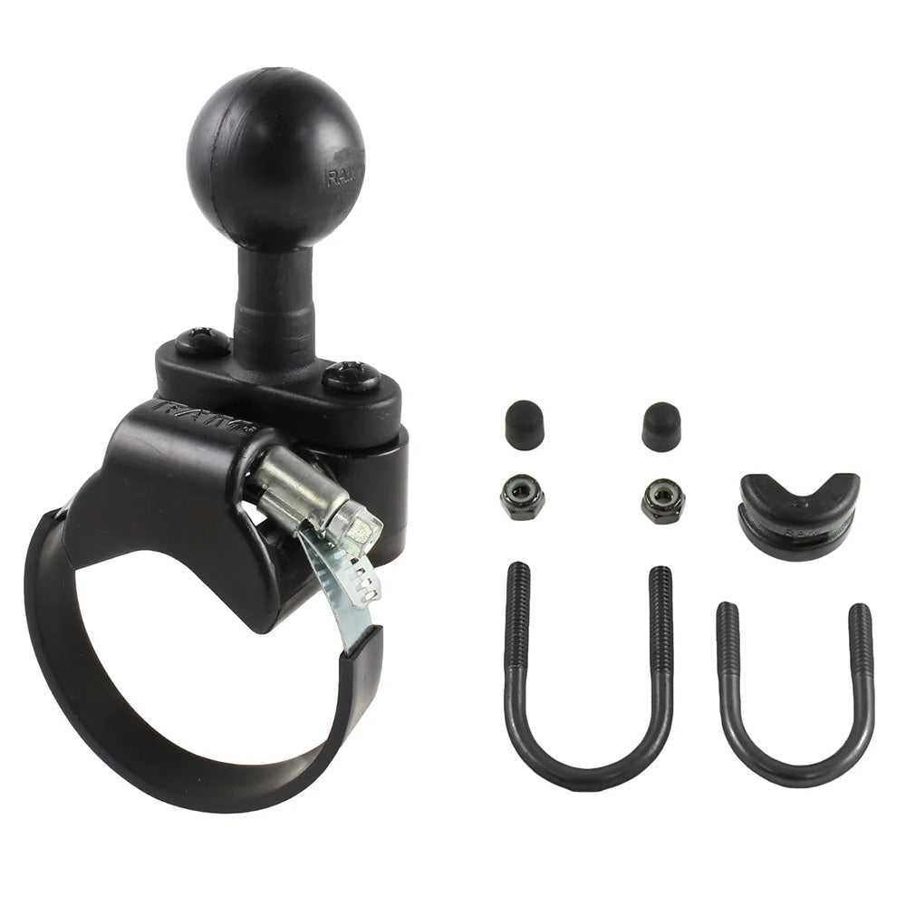 RAM Mount RAM® ATV/UTV Ball Base f/Rails Up To 3.15" - Zinc