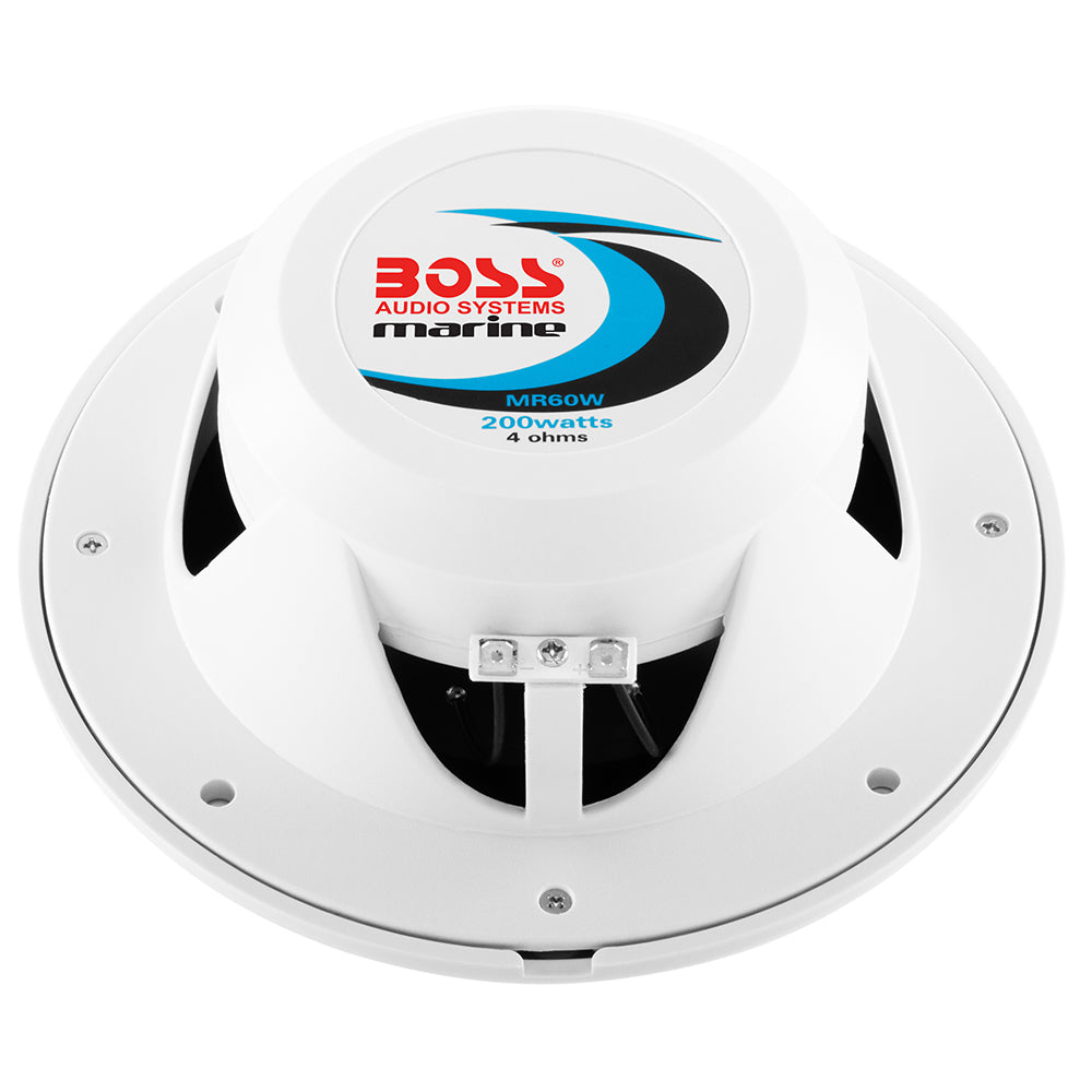 Boss Audio MR60 6.5" Round Speakers - White