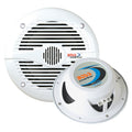 Boss Audio MR50 5.25 inch white round marine speakers sold as a pair